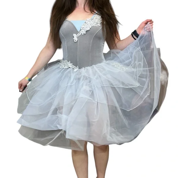 Weissman Camisole Degas Tutu Ballet Costume ‘Woodland’ Blue Size Adult Medium - Picture 11 of 11